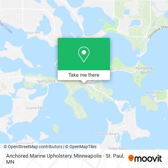 Mapa de Anchored Marine Upholstery