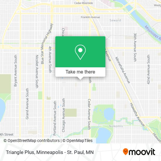 Triangle Plus map