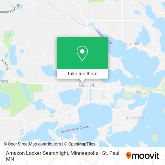 Amazon Locker-Searchlight map