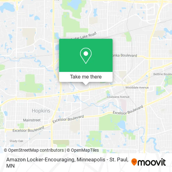 Amazon Locker-Encouraging map