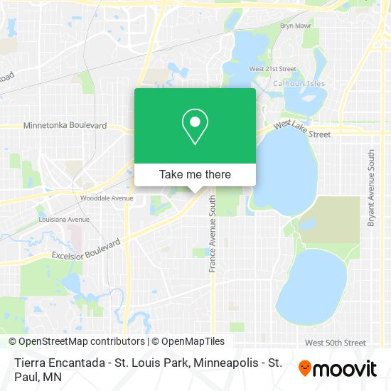 Tierra Encantada - St. Louis Park map