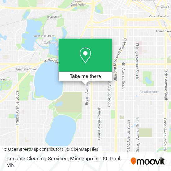 Mapa de Genuine Cleaning Services
