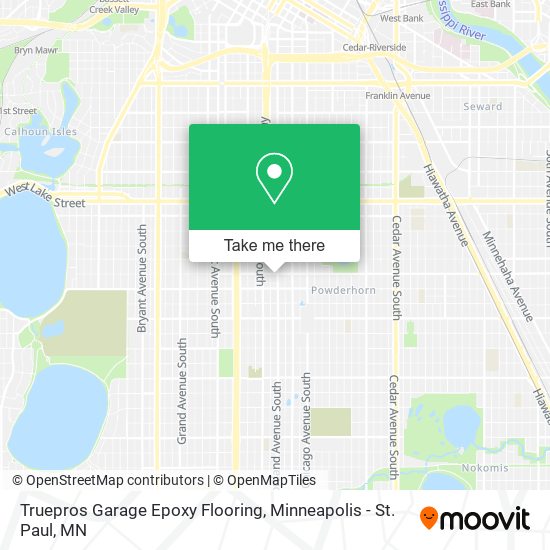 Mapa de Truepros Garage Epoxy Flooring