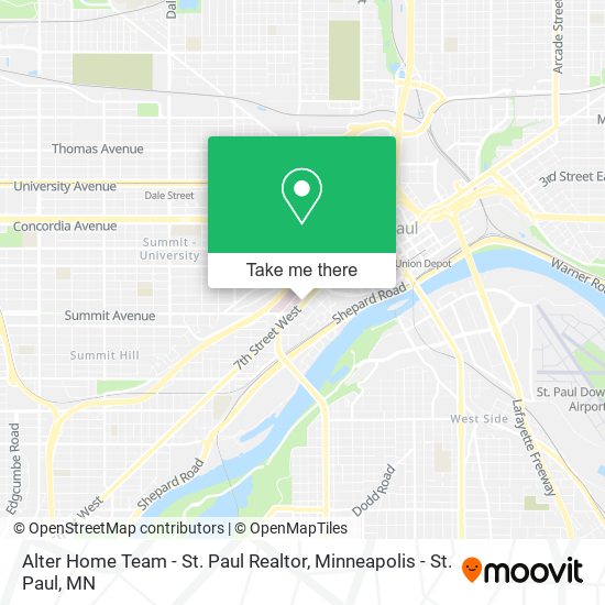 Alter Home Team - St. Paul Realtor map