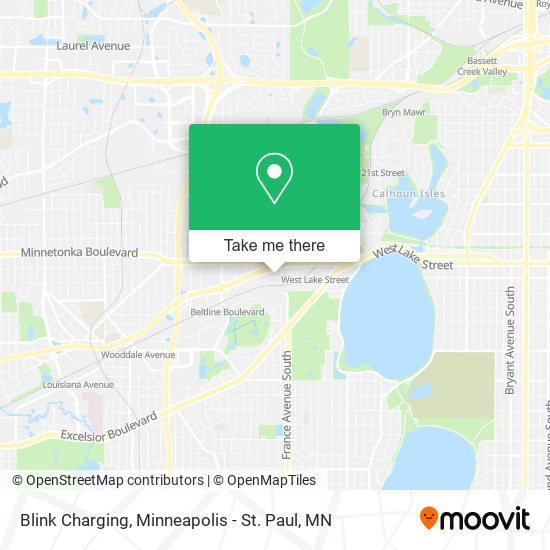 Blink Charging map