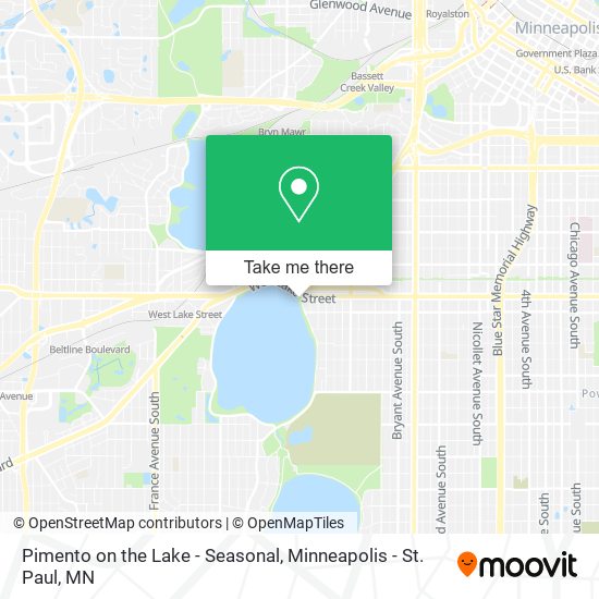 Mapa de Pimento on the Lake - Seasonal