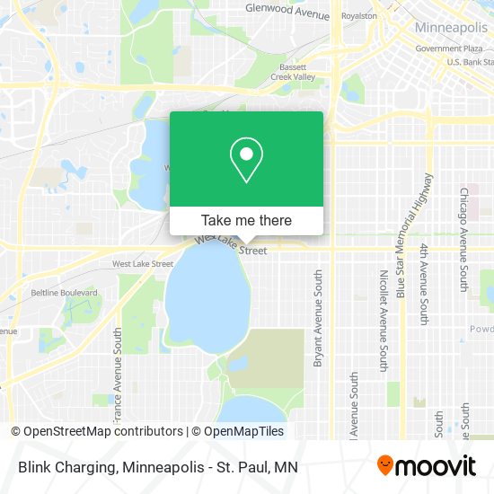 Mapa de Blink Charging