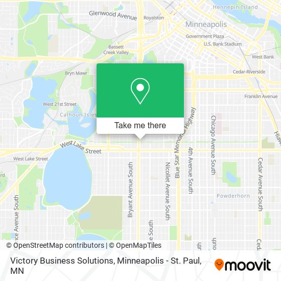 Victory Business Solutions map