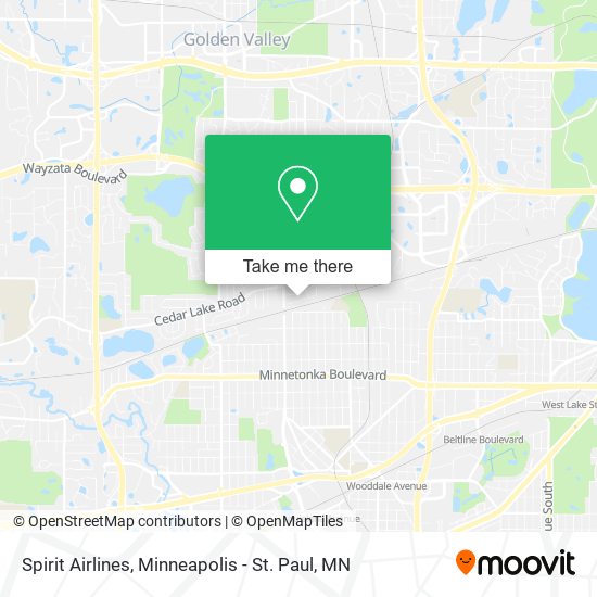 Spirit Airlines map