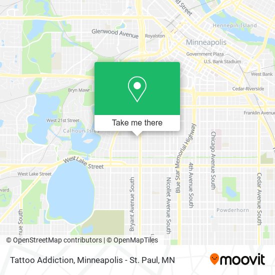 Mapa de Tattoo Addiction
