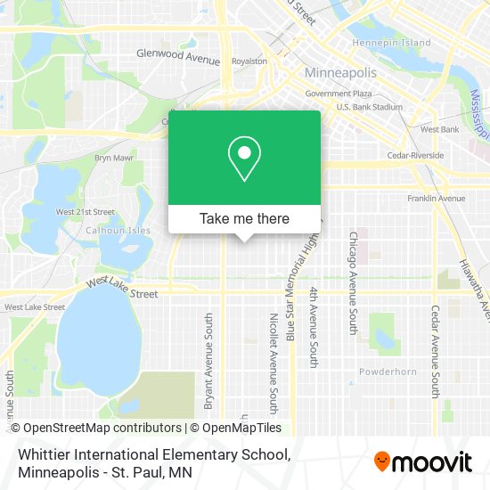 Mapa de Whittier International Elementary School