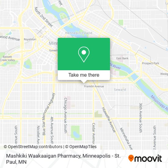 Mashkiki Waakaaigan Pharmacy map