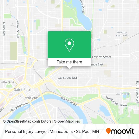 Mapa de Personal Injury Lawyer