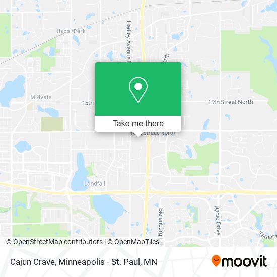 Mapa de Cajun Crave