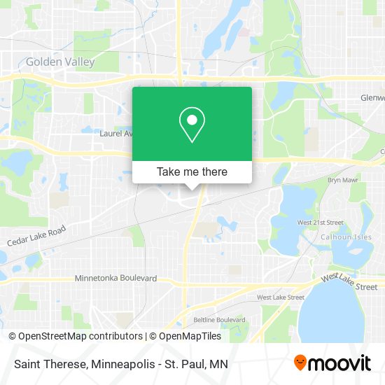 Saint Therese map