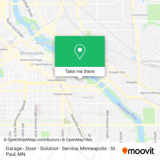 Garage - Door - Solution - Service map