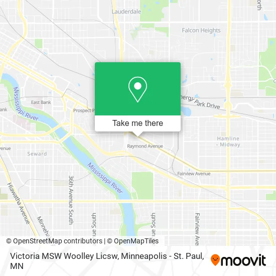 Victoria MSW Woolley Licsw map