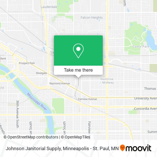 Mapa de Johnson Janitorial Supply