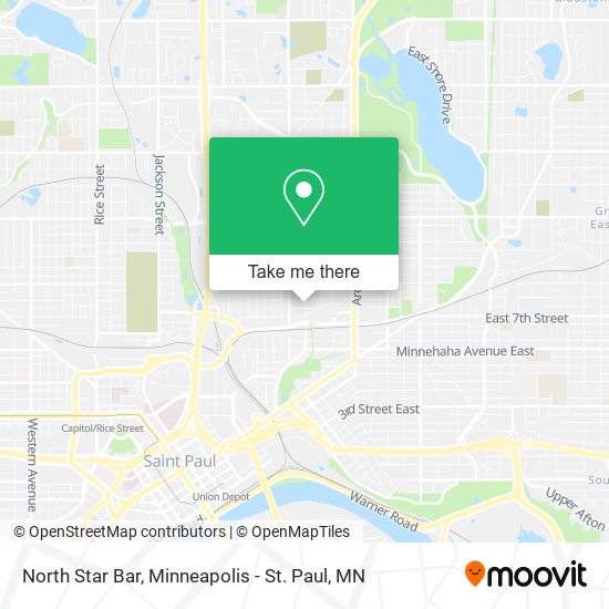 North Star Bar map