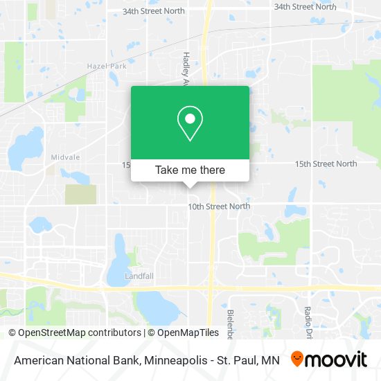 American National Bank map