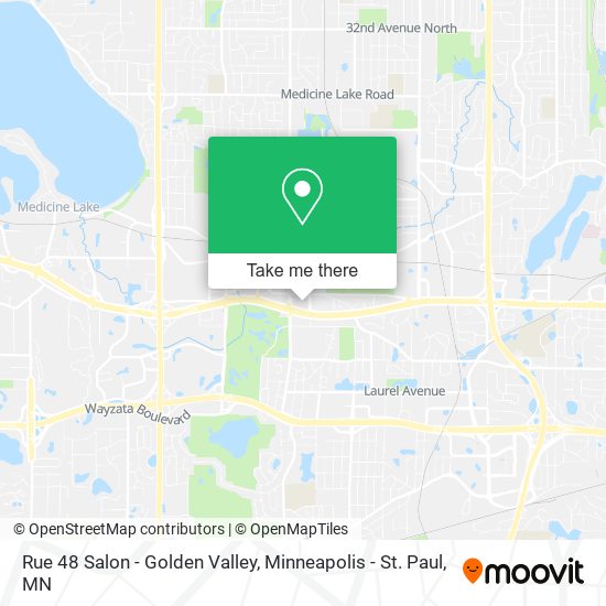 Mapa de Rue 48 Salon - Golden Valley