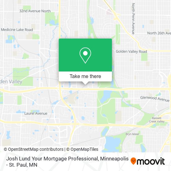 Josh Lund Your Mortgage Professional map