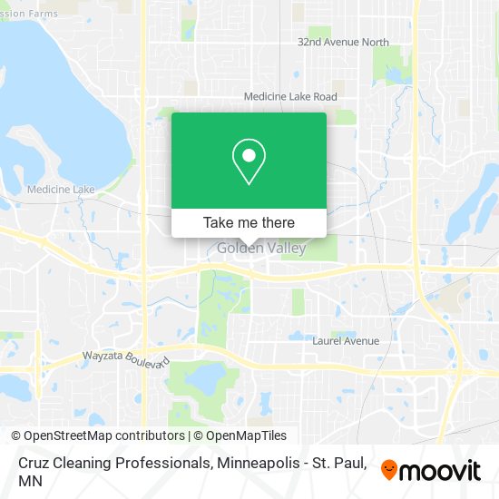 Cruz Cleaning Professionals map