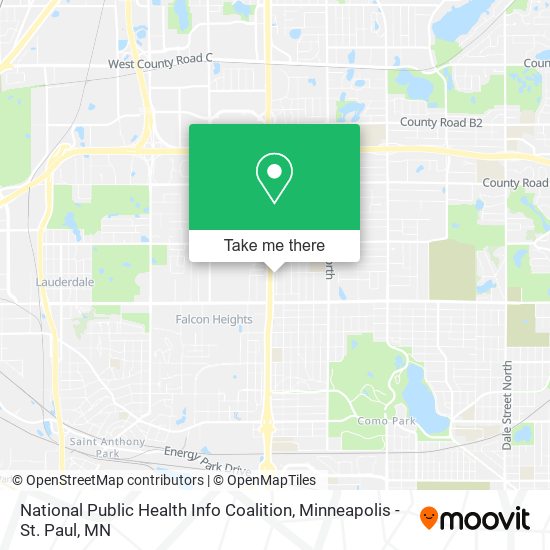 National Public Health Info Coalition map
