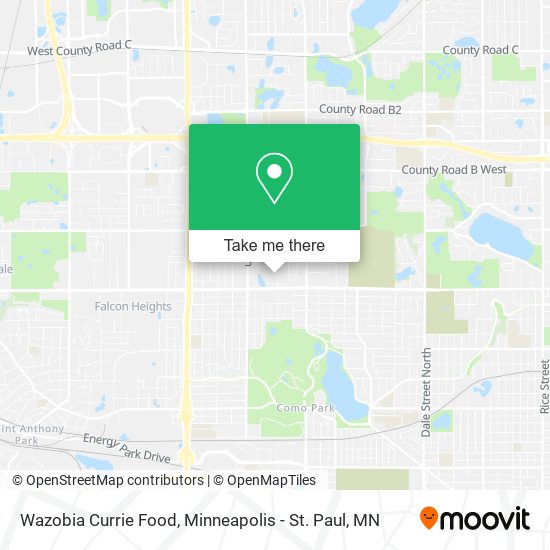 Mapa de Wazobia Currie Food