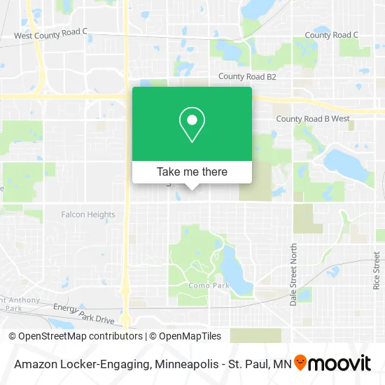 Amazon Locker-Engaging map
