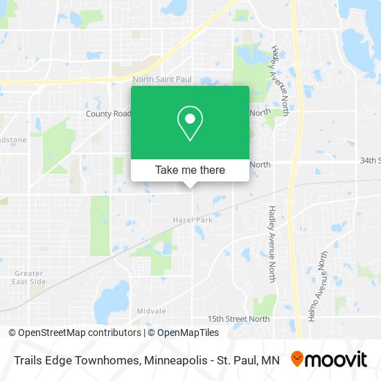 Trails Edge Townhomes map