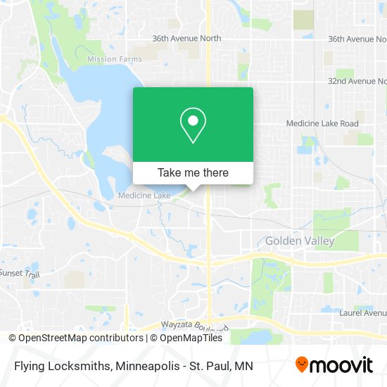 Flying Locksmiths map