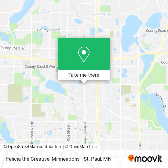 Felicia the Creative map