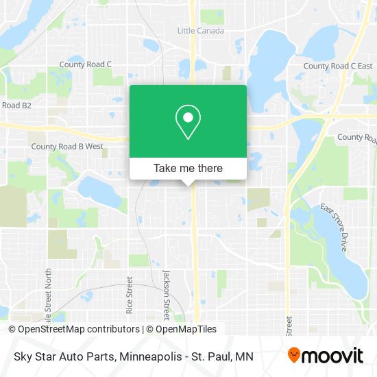 Sky Star Auto Parts map