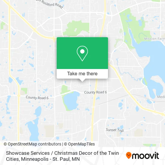 Showcase Services / Christmas Decor of the Twin Cities map