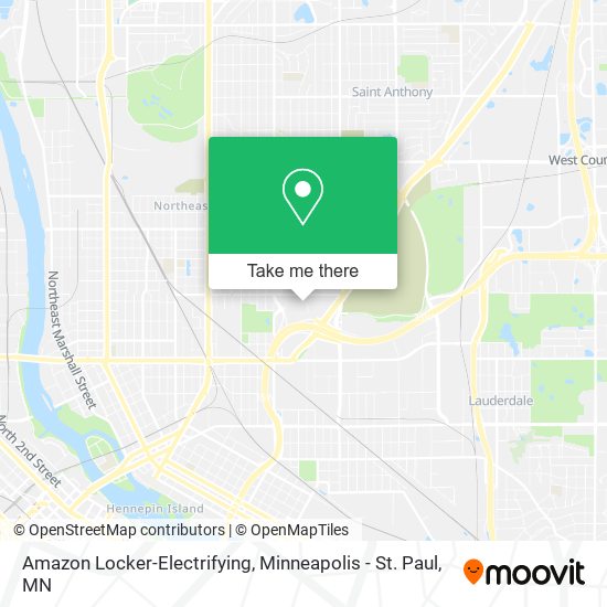 Mapa de Amazon Locker-Electrifying