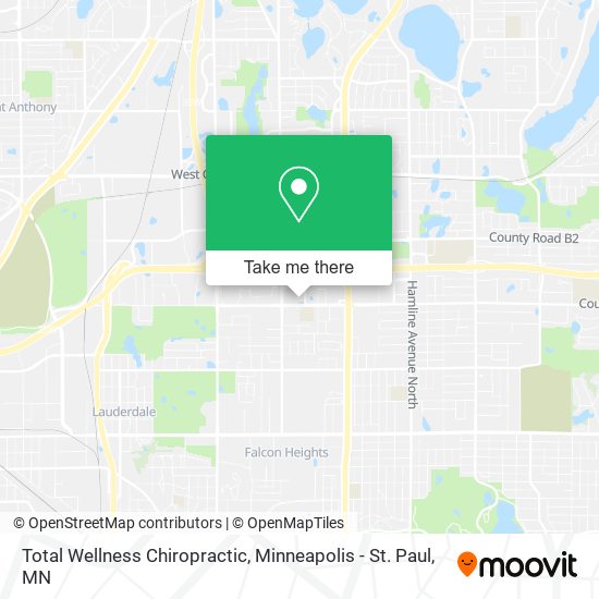 Total Wellness Chiropractic map