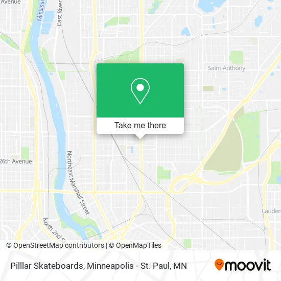 Pilllar Skateboards map