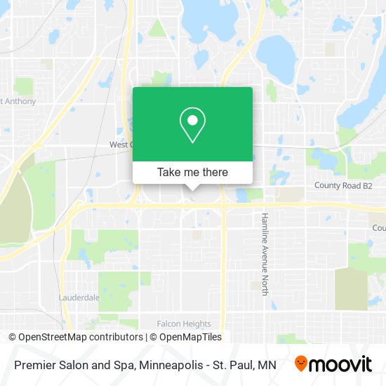 Premier Salon and Spa map