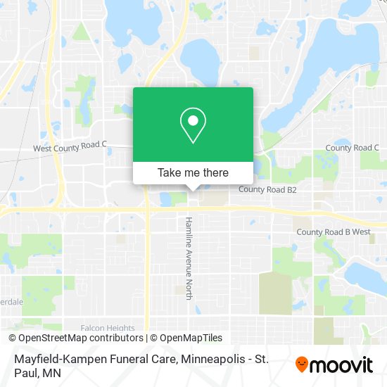 Mayfield-Kampen Funeral Care map