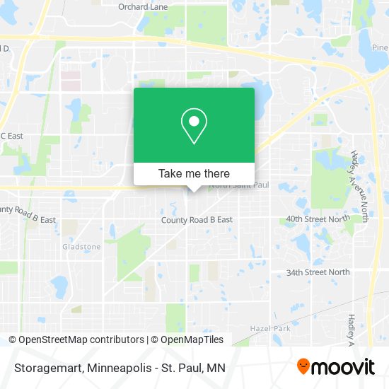 Mapa de Storagemart