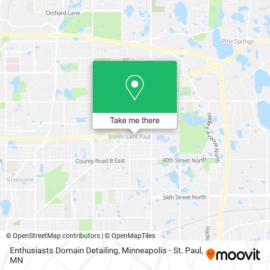 Enthusiasts Domain Detailing map
