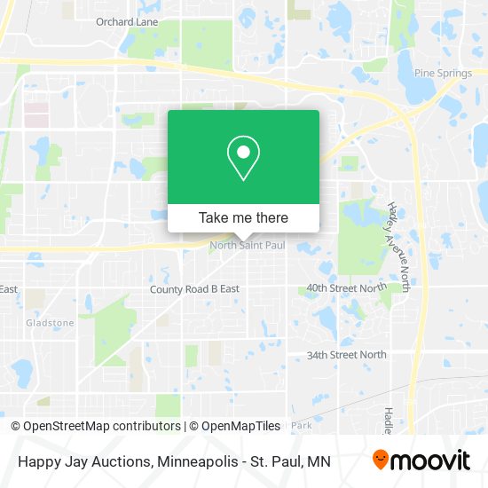 Happy Jay Auctions map