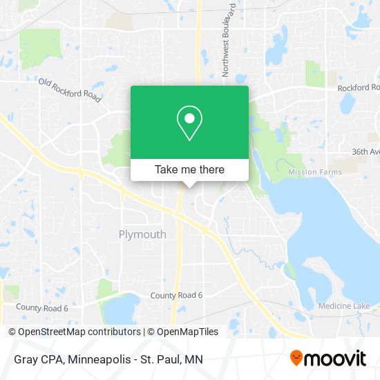 Gray CPA map