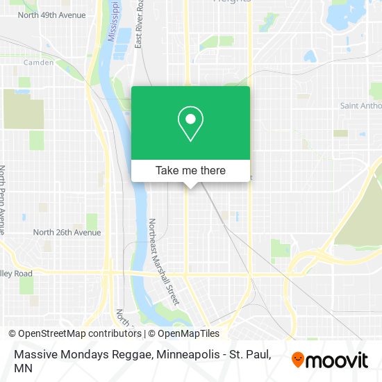 Massive Mondays Reggae map