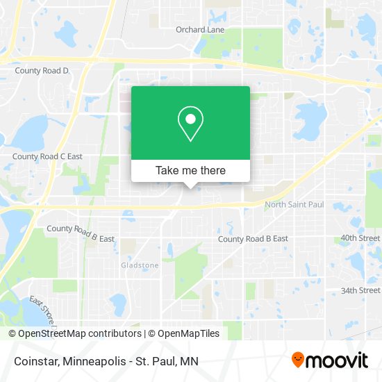 Coinstar map