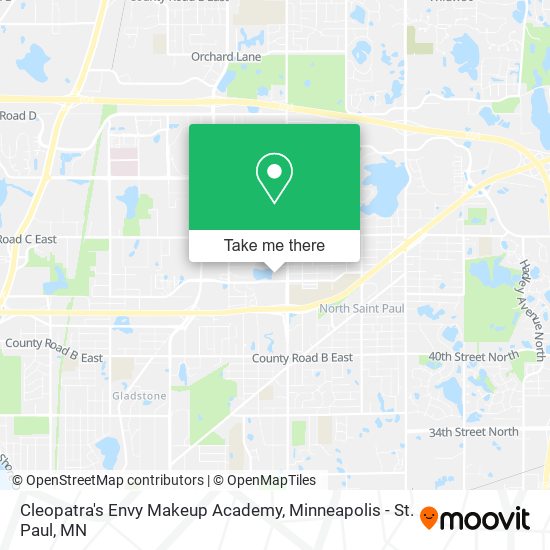 Cleopatra's Envy Makeup Academy map