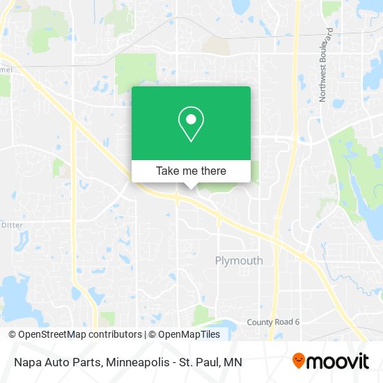 Napa Auto Parts map