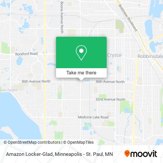 Amazon Locker-Glad map