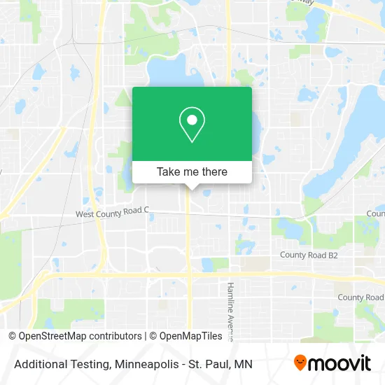 Additional Testing map